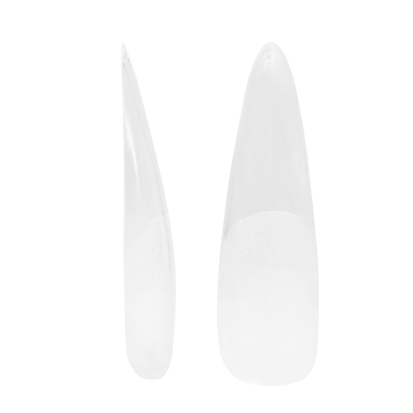 Tips Elastici per Allungamento Unghie Invisible Flexi Tips 03 Clear Stiletto